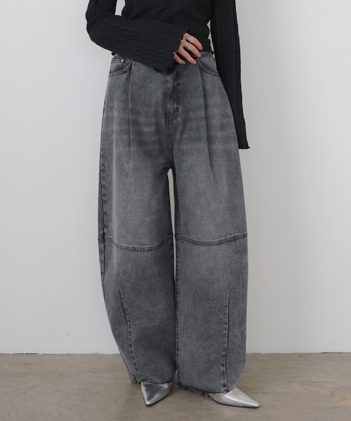 コクーンデニムパンツ（デニムパンツ）｜LIAN（リアン）のファッション