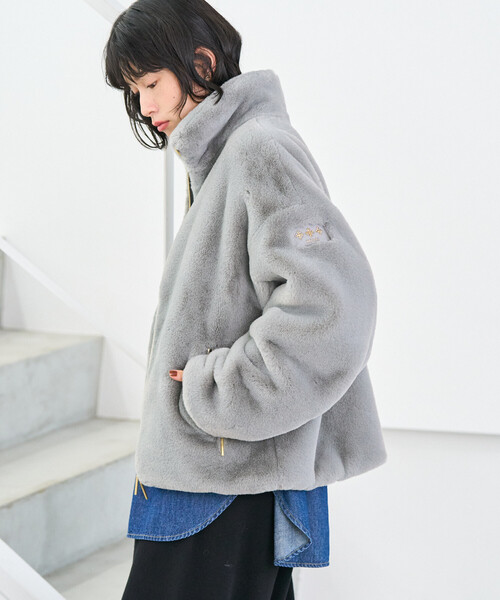 ⭐︎美品⭐︎タトラス　ファー付きグレー ダウンジャケット TATRAS × FREAK'S STORE/タトラス BARBRA<別注カラーあり> /バルブラ