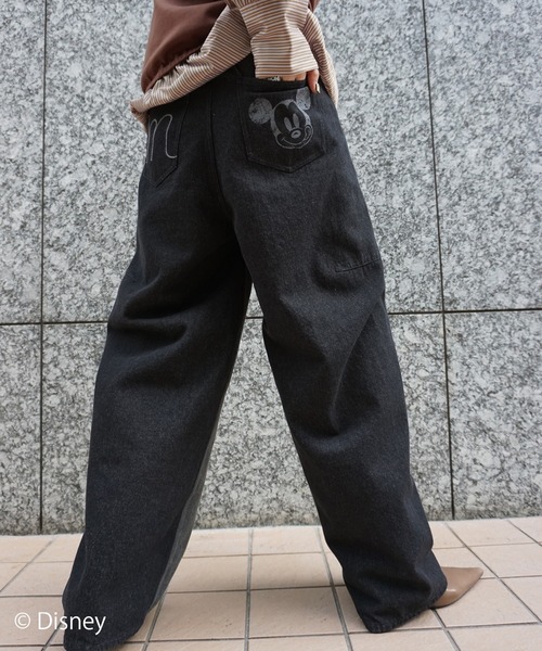 セール】MICKEY DESIGN DENIM PANTS（デニムパンツ）｜Disney