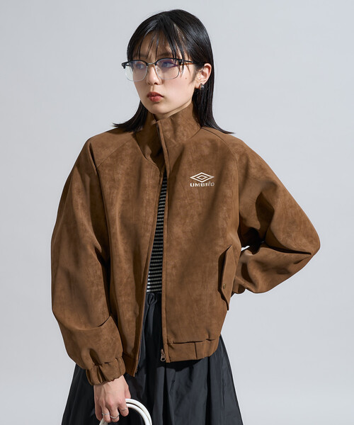 UMBRO × FREAK'S STORE/アンブロ 別注 LEATHERETTE STAND COLLAR