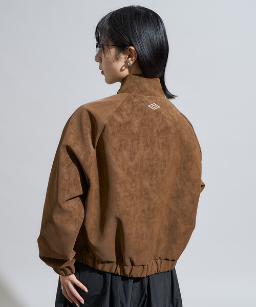 UMBRO × FREAK'S STORE/アンブロ 別注 LEATHERETTE STAND COLLAR