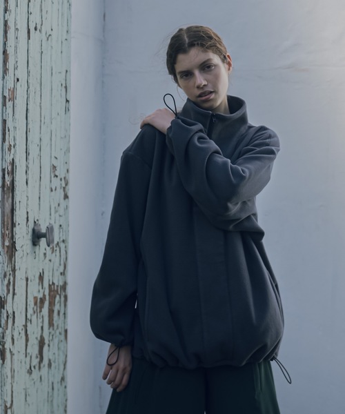 shiki tokyo（シキトウキョウ）の「Oversized Half Zip Fleece Anorak