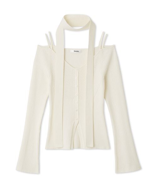 セール】タイ付きニットプルオーバー（ニット/セーター）｜SNIDEL
