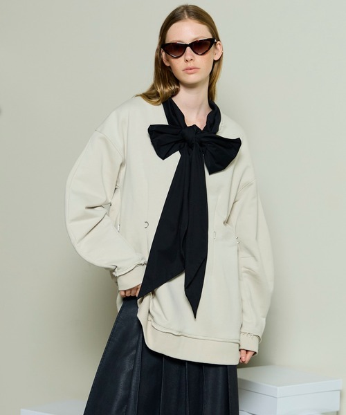 セール】V-neck Cocoon Sleeve Tops / Vネックコクーンスリーブ