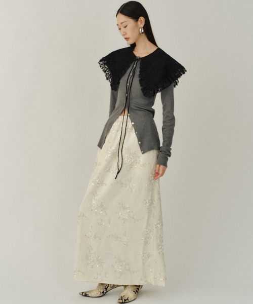 Lace collar apron / レースカラーエプロン（付け襟）｜yae（ヤエ）の