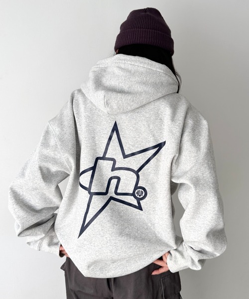 セール】HUF(ハフ)/H STAR LOGO P/O HOODIE/スター ロゴ フーディ