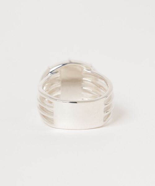 agete（アガット）の「シルバーローマンガラスリング（リング）」 - WEAR
