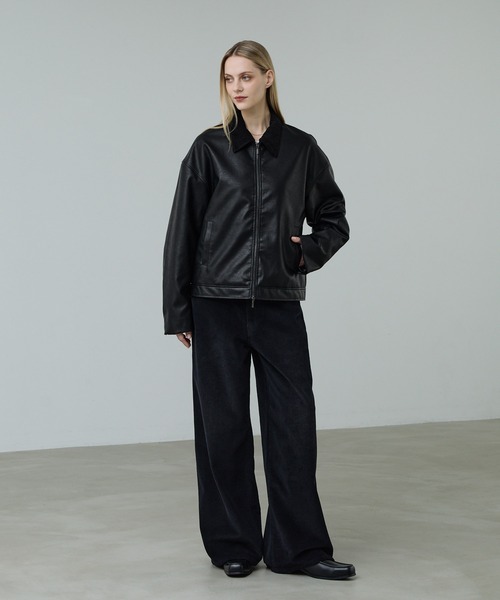 セール】【CALLNE】Vintage Design Doublezip Jacket / ヴィンテージ