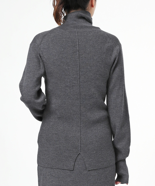 ウールリブタートルネックプルオーバー（ニット/セーター）｜AP STUDIO