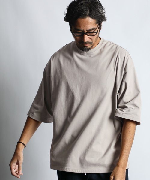 COOLMAX 2LAYERS OVER SIZE TEE：2層構造 吸水速乾クールマックス