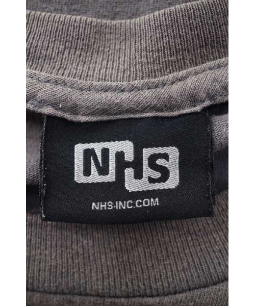 ブランド古着】90S NHSタグ 袖プリント ロンTEE クルーネックTシャツ