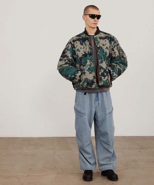 BEAMS（ビームス）の「リバーシブル ダウン フライトジャケット