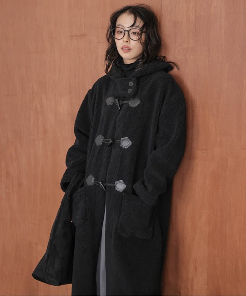 AMELY（エミリー）の「ボアダッフルロングコート（ダウンジャケット