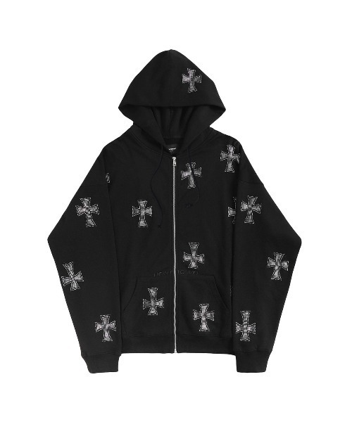 UNKNOWN LONDON（アンノウン・ロンドン）の「フーディー｜BLACKxSILVER