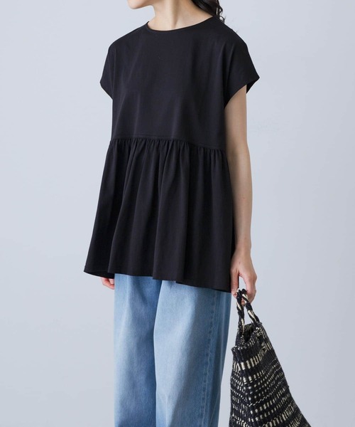 かぐれ（カグレ）の「ウエストギャザーフレンチプルオーバー（Tシャツ