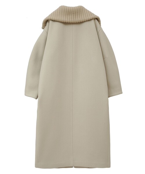 CLANE（クラネ）の「【CLANE/クラネ】RIB COLLAR WOOL LONG COAT
