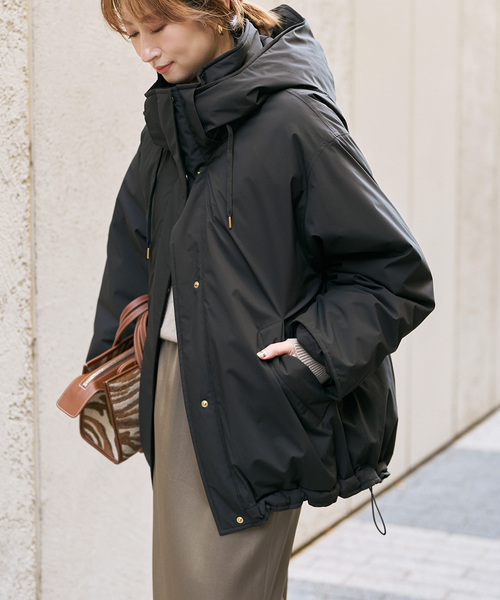 追加》2WAY撥水ダウンハーフコート（ダウンジャケット/コート）｜Spick