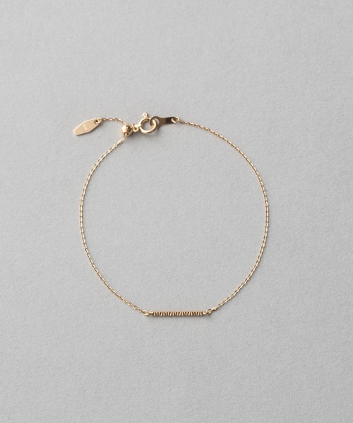ete（エテ）の「○K18YG クレール トライアングルカット ブレスレット