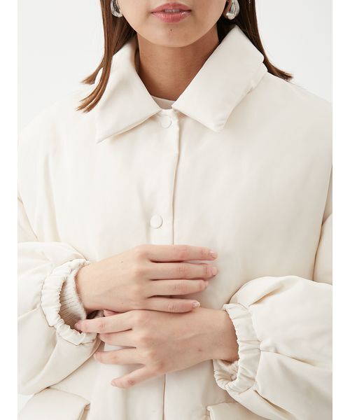 セール】ステンカラーテントシルエットダウンジャケット（ダウン