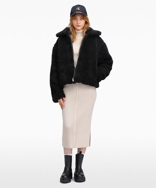 Calvin Klein（カルバン・クライン）の「バックモノグラム シェルパ