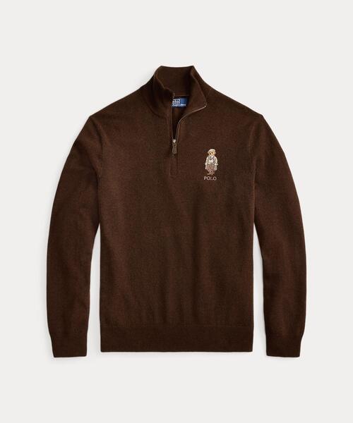 Polo ベア ウール クォータージップ セーター（ニット/セーター