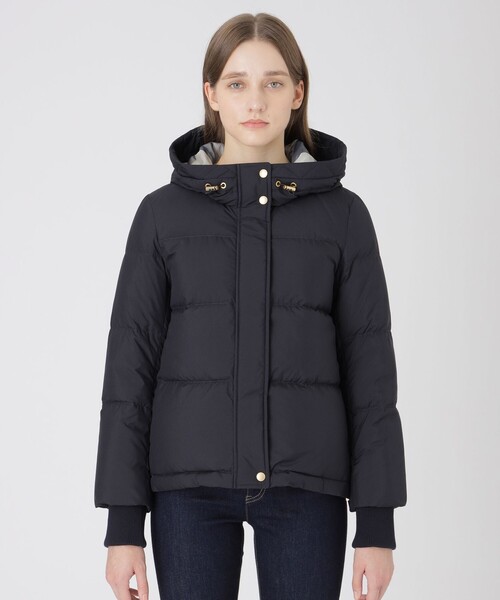 セール】ハイマルチピーチタフタショートダウンコート（ダウン