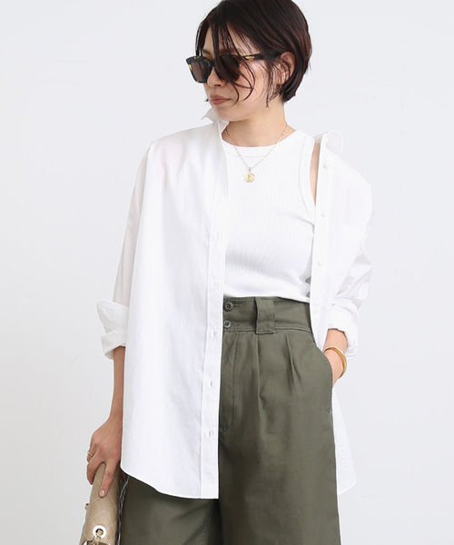 Deuxieme Classe（ドゥーズィエムクラス）の「ロングレギュラーシャツ