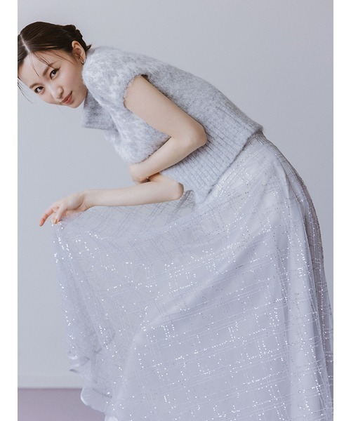 CELFORD（セルフォード）の「バリエーションチュールフレアスカート