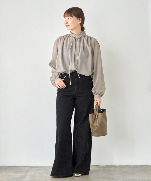 セール】YANUK/ヤヌーク 別注 Wide Flare ワイドフレアデニム（デニム