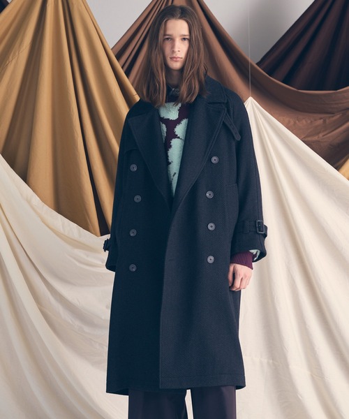 UNISEX》【LIMITED EDITION】Double-breasted Prime-Over Trench Coat