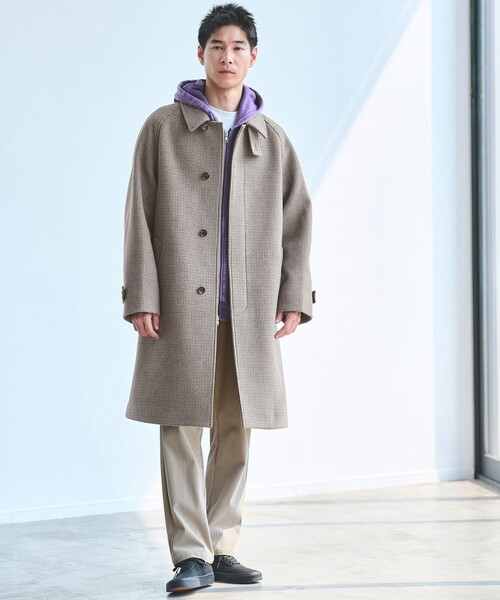 セール】SENTDALE WOOL ステンカラーコート（ステンカラーコート