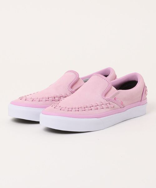 VANS ヴァンズ SLIP ON スリッポン V98CF I.LACE PINK/WHITE