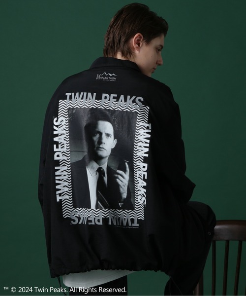 セール】MANASTASH/マナスタッシュ TWIN PEAKS COACHES JACKET ツイン