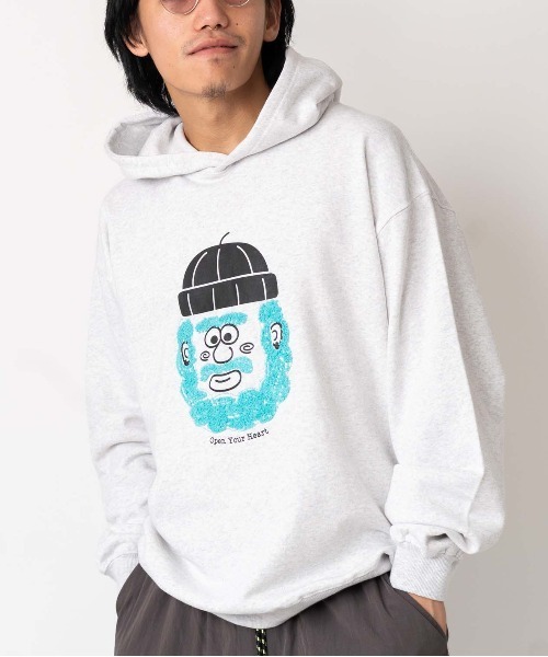 10.3oz open your heart スウェットプルパーカー | ジムマスター（gym