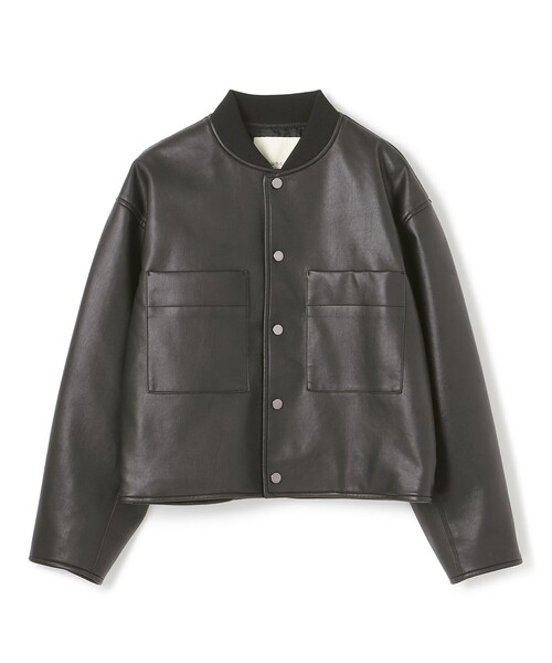 uncrave（アンクレイヴ）の「ウォッシャブル エコレザー ブルゾン