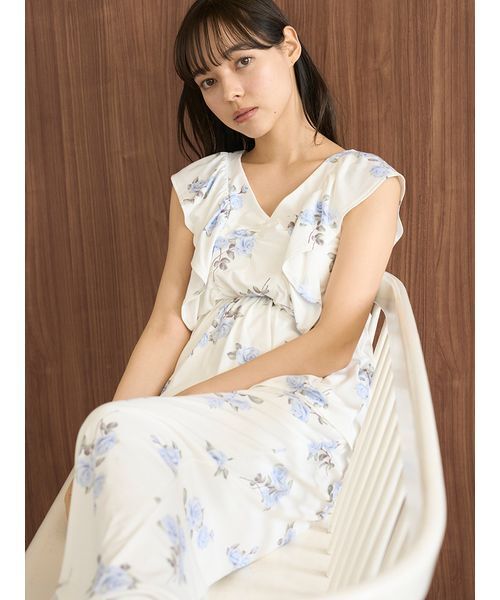 セール】中花柄カップインプルオーバー（ルームウェア/パジャマ