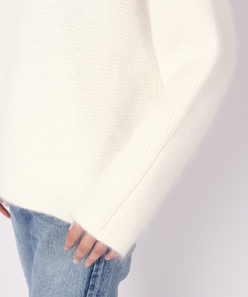 SHIPS（シップス）の「HAMILTONアンゴラボートネックプルオーバー