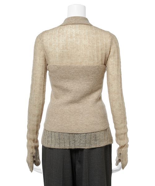 Mila Owen（ミラオーウェン）の「【セットアイテム】ポロ襟ワイドリブ