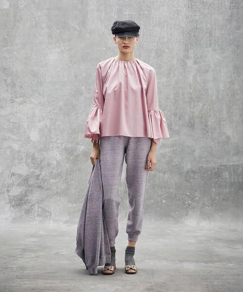 Drawer（ドゥロワー）の「Drawer コットンフレアスリーブブラウス