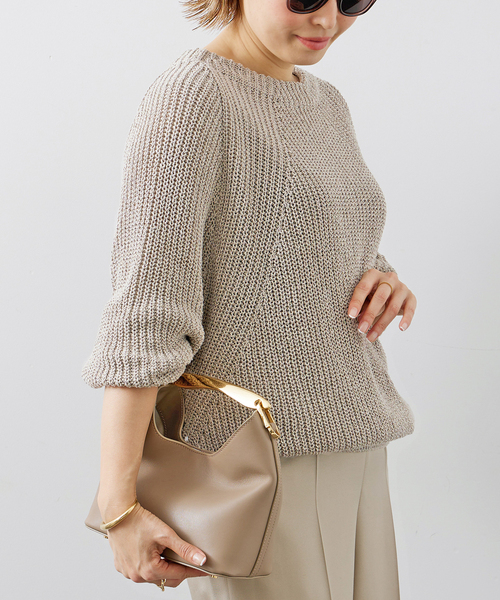 Lily Linen アゼプルオーバー（ニット/セーター）｜Deuxieme Classe