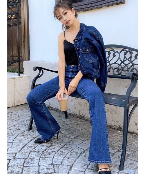 RESEXXY（リゼクシー）の「ブーツカットデニムパンツ（デニムパンツ