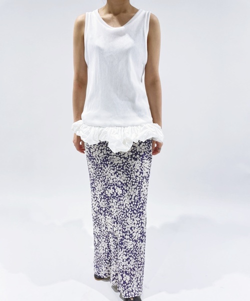 abc フラワーバイアス マキシスカート（スカート）｜EDIT. FOR LULU