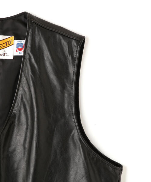 schott（ショット）の「Schott/ショット/193V LEATHER VEST/レザー