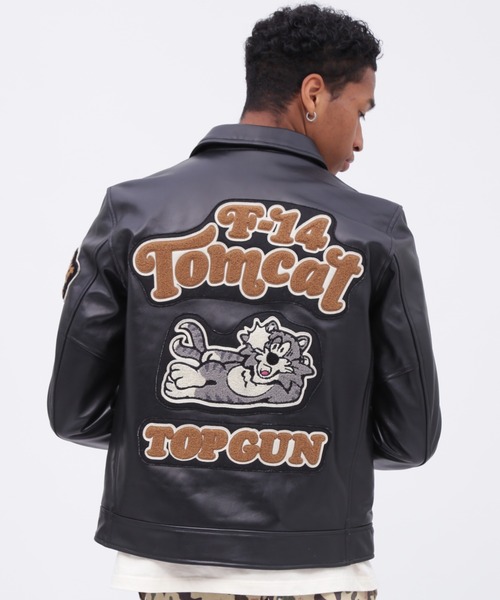 セール】LEATHER JACKET TOMCAT / レザー ジャケット トムキャット