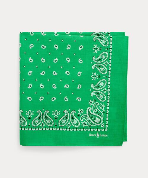 ペイズリー コットン バンダナ（バンダナ/スカーフ）｜POLO RALPH