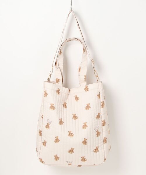 gelato pique（ジェラートピケ）の「ベア柄ママバッグ（トートバッグ
