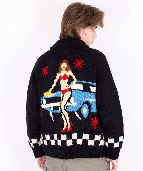 HYSTERIC GLAMOUR（ヒステリックグラマー）の「SUPER HYS編込 カウチン