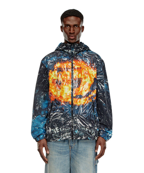 DIESEL（ディーゼル）の「メンズ ジャケット グラフィック（ナイロン