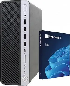 HP ProDesk 600 G6 Small Form Desktop, Intel Eight Core i7 10700