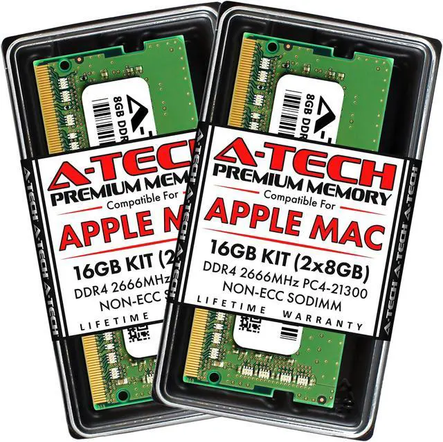 A-Tech 16GB Kit (2x8GB) RAM for Apple iMac (2019, 2020), Mac mini
